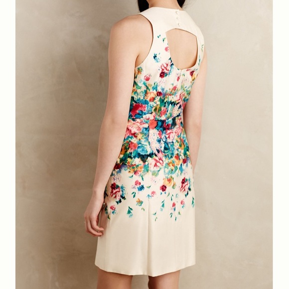 Anthropologie Tea Garden Maeve sheath dress size 2 - Picture 3 of 13
